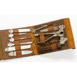 A 'BONSA' pocket tool kit from Gamages of Holborn, London, circa 1913/14, It. is No 4899 consists