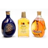 Haig 12 year old Dimple whiskey, Haig Five Star and Haig Dimple in ceramic decanter (3)