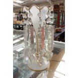 ***REOFFER MAY £20/40*** A 19th Century Bohemian glass lustre opaque,