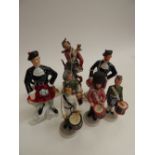 **REOFFER IN MAY £60 - £80** A set of four Wedgwood Highlanders figures,