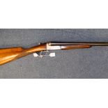 SHOTGUN CERTIFICATE REQUIRED FOR THIS LOT
12 bore 2 3/4" chamber double barrel side by side non