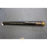 A 19th Century single draw telescope ''A.L Vincent and Co. F.