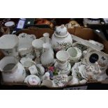 Aynsley, a large collection of various vases, pin dishes, trinkets, posies, mostly Pembroke and