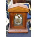 A Georgian revival bracket or table clock, circa 1900-1910, unsigned, the brass mechanism J. Ungans