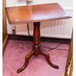 A George III pedestal table, altered