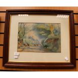 Dearn, R. a pair of pastoral watercolours (2)
