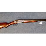SHOTGUN CERTIFICATE REQUIRED FOR THIS LOT
12 bore 2 3/4'' chamber double barrel side by side non