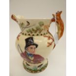 ***AWAY** A Crown Devon Fieldings John Peel jug, fitted with a musical movement,