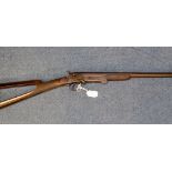 SHOTGUN CERTIFICATE REQUIRED FOR THIS LOT
20 bore single barrel, side lever folding skeleton stock