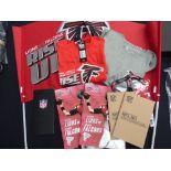 NFL t-shirts, flags,