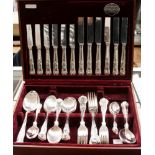 A canteen of EPNs Kings Pattern cutlery