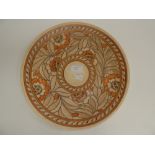 A Crown Ducal Charlotte Rhead Autumn Leaves charger