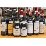 Nebbido Cetto 1986, Barolo 1987 Terre del Barolo, Drouhin Aloxe Corton 1988, Cornas Ogier 1989,