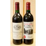 Chateau de Pez St Estephe, 1994, together with Close Rene Pomerol, 1995 (2)