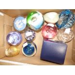Paperweights to include Caithness, Murano, Wedgwood, Rolls Royce, etc (12)