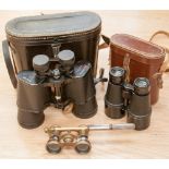 Two sets of cased binoculars, DJE Cosmica 20 x 50 Field 3 No.