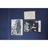 The Swinging Blue Jeans autographs - with publicity photo; The Kinks autographs (3)