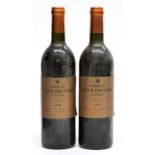 Chateau La Tour Haut Brion, Graves, Red 1978, two bottles (top shoulder) (2)