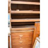 An early 20th Century linen cupboard