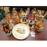 ***REOFFER MAY £200/300*** Fourteen boxed assorted Royal Doulton Bunnykins figures and a plate (15)