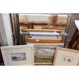 A quantity of modern pictures, including furnishing oils and prints (17)