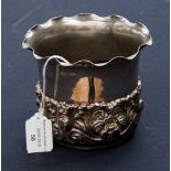 A Walker and Hall silver Edwardian miniature ice bucket Chester 1907, 10 cm high 6.