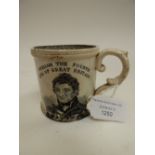 An 1830 William IV Coronation mug (s.