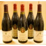 Fixin clos du Chapitre 1er Cru Stephen Gelin, 1993 x 2, together with Fixin F Chaubenet, 1995 x 3