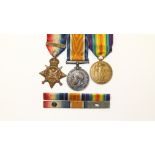 A World War I medal group, with 1914 star, 62204,