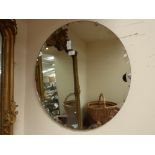 A 1950s circular mirror