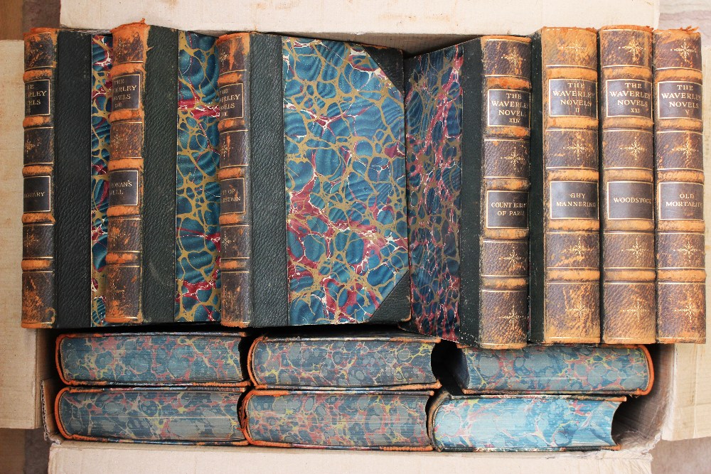 The Waverley novels Sir Walter Scott, 25 volumes,
