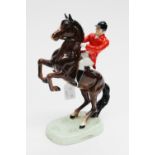 A Beswick figure of a horse and rider 868