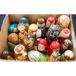 A collection of 21 various Russian dolls,