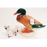 A large Beswick Mallard Duck 817;