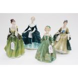 Three Royal Doulton figurines, to include Fleur HN2368, Janine HN2461 (2nd),