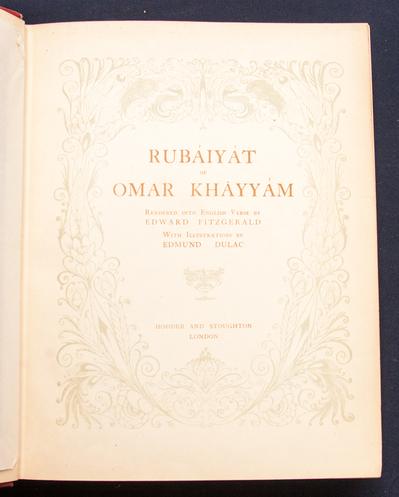 Rubaiyat of Omar Khayyam,