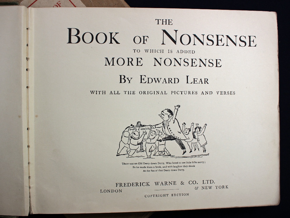 Edward Lear The Book of Nonsense and more nonsense. Undated. - Image 2 of 2