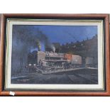 Richardson, Warwick (XX) railway steam locomotive oil painting,