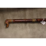 A late 19th Century sword stick,