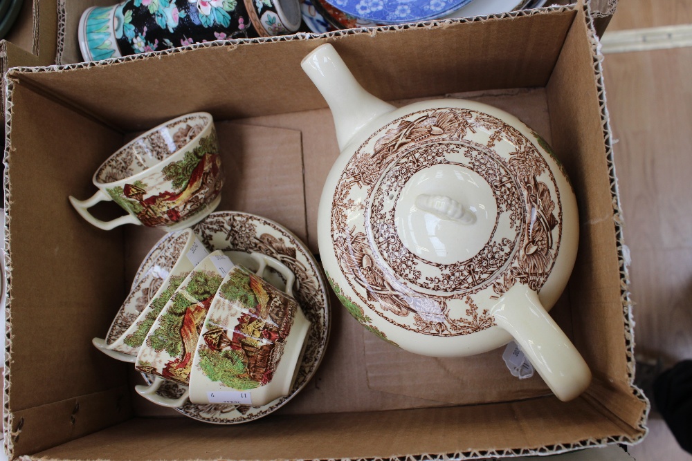 A Clarice Cliff 'Rural Scenes' part tea set.