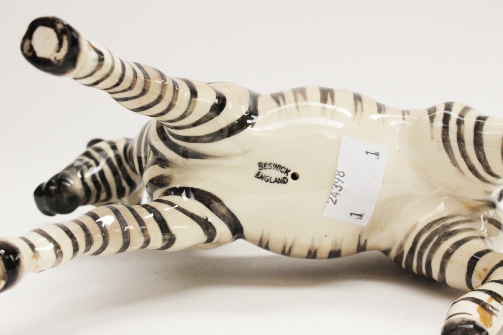 A Beswick Zebra model no. - Image 2 of 2