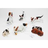Six Royal Doulton figures of dogs,