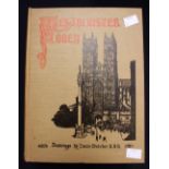 Patersons roads 18th edition maps by Edward Mogg 1829 and Westminster Abbey drawings by Louis