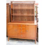 A 1970s teak sideboard,