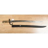 A 19th Century French bayonet