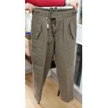 One pair of unused post war United States Army trousers,