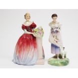 A Royal Doulton figure 'Spring' HN 2085; together with 'Roseanna' HN 1926,