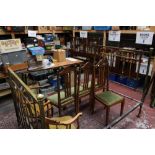 An early 20th century brass double bed,