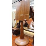 An oak picture easel stand