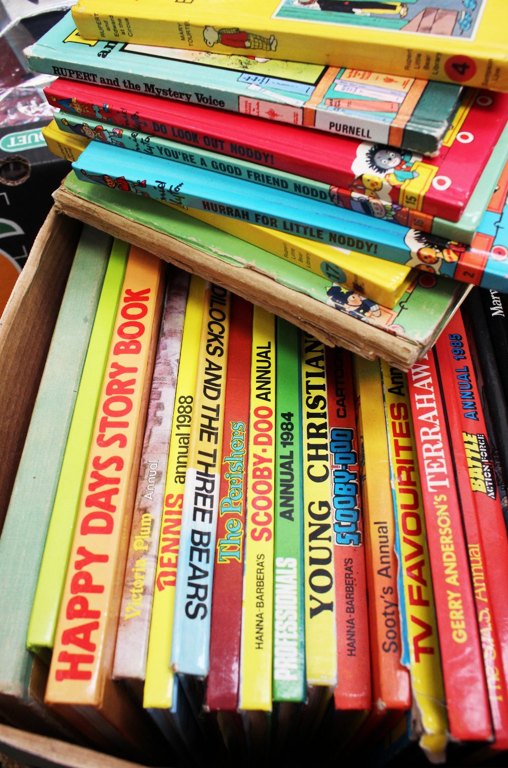A selection of children's annuals, Rupert books, thriller comics, Commando, - Image 2 of 2